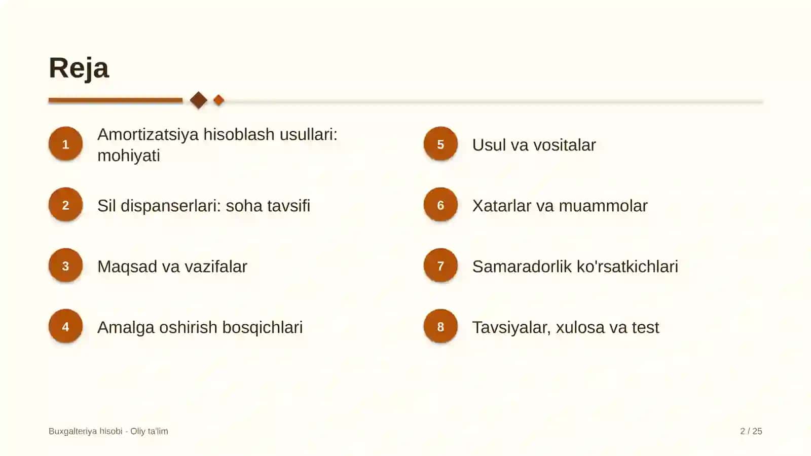 silga qarshi kurash dispanserlarida amortizatsiya hisoblash usullari 6605 2