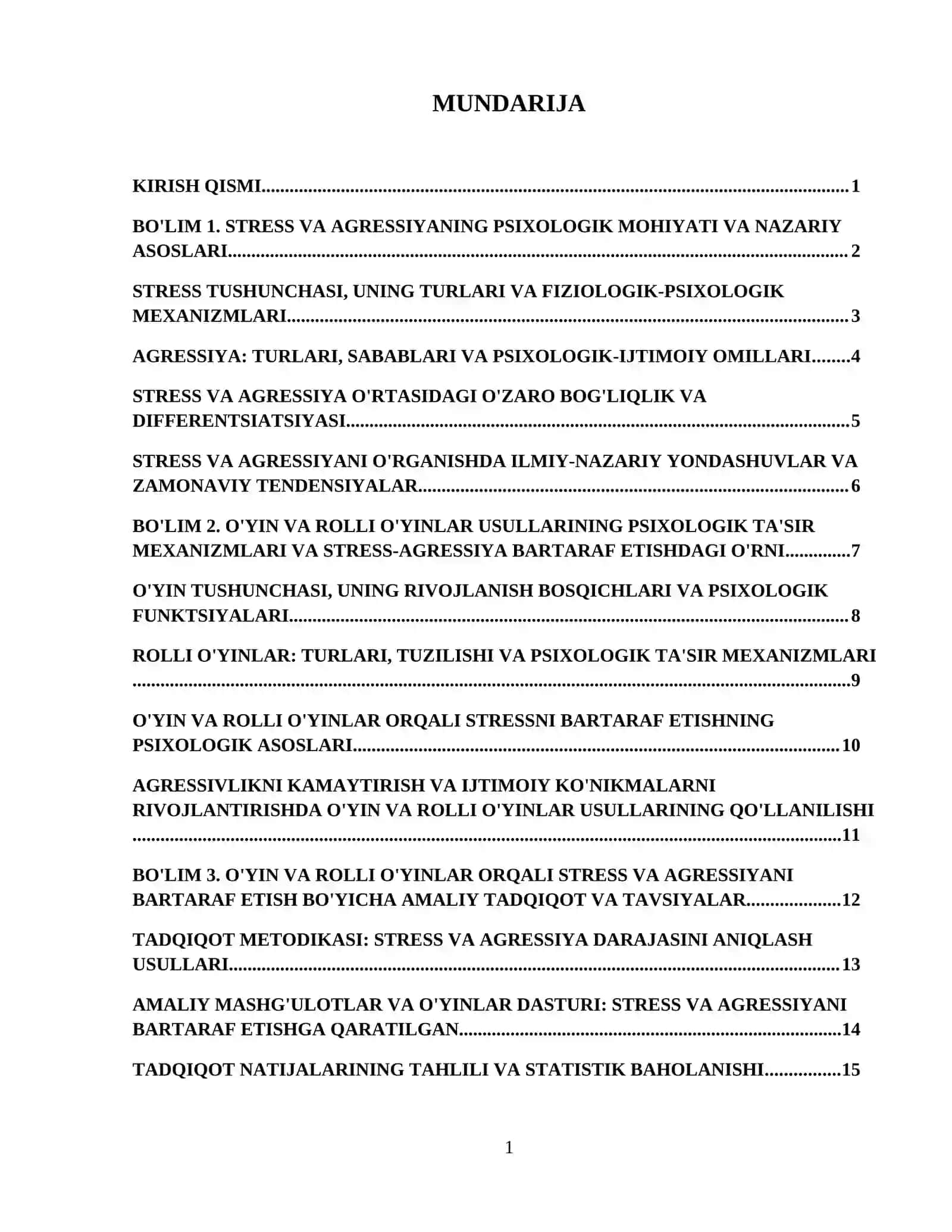 Stress va agressiyani bartaraf etish bóyicha óyin va rolli óyinlar ótkazish 2