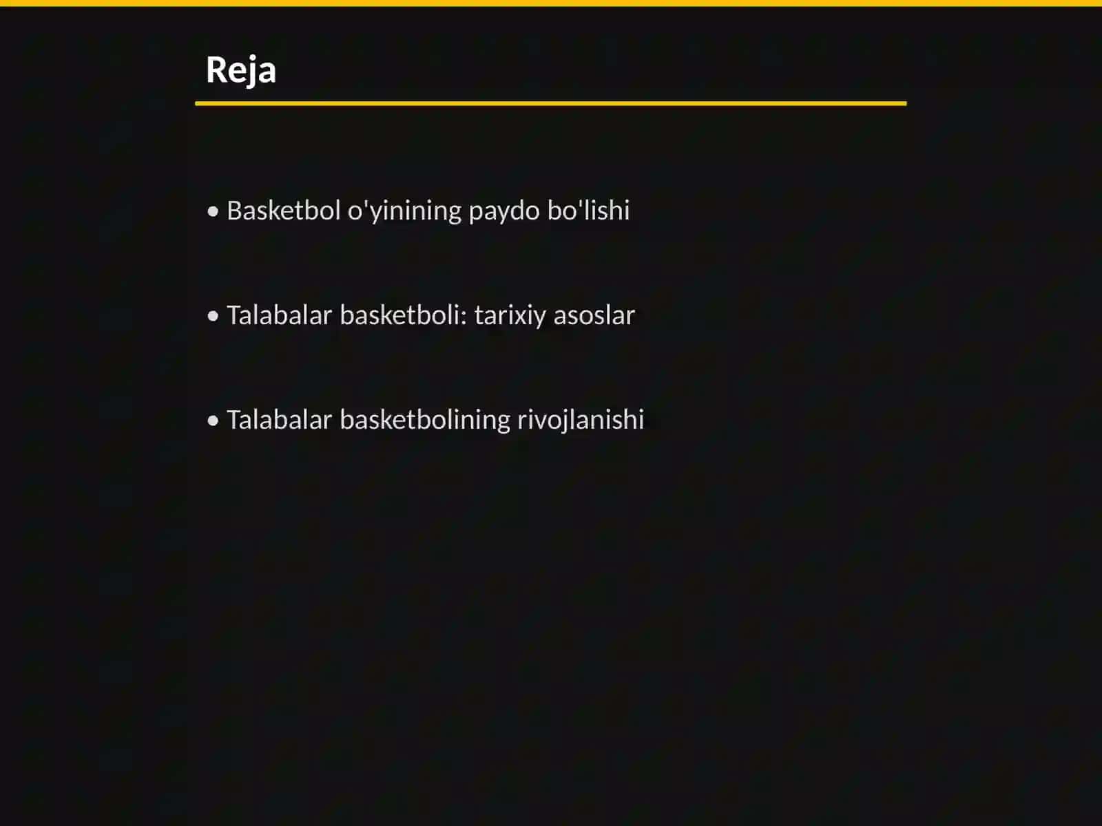 Talabalar Basketboli Tarixi 2