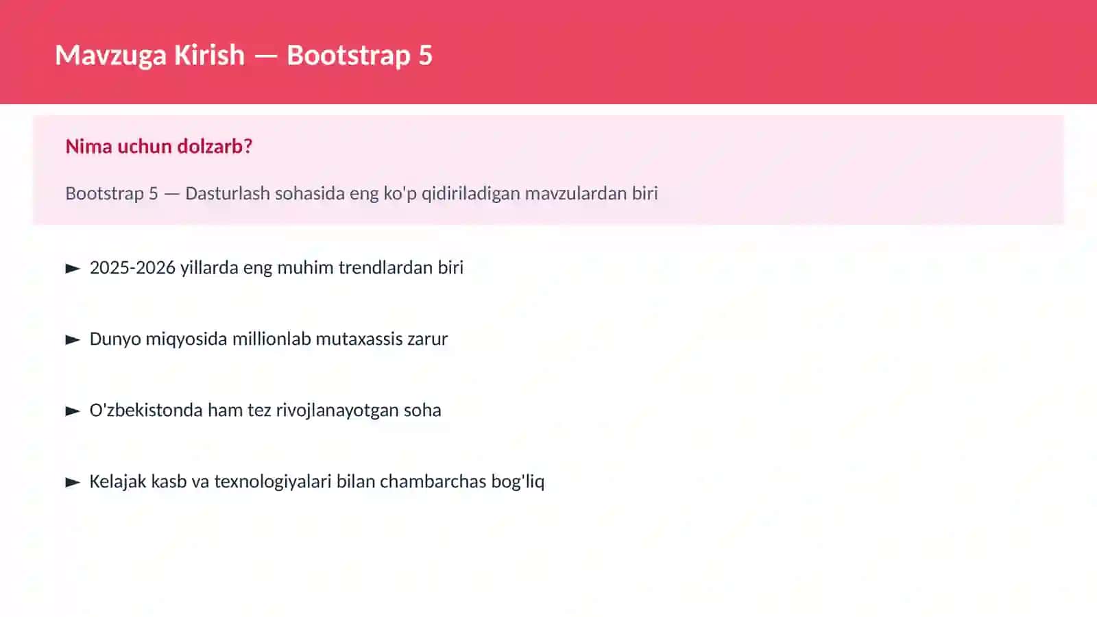 Bootstrap 5 2