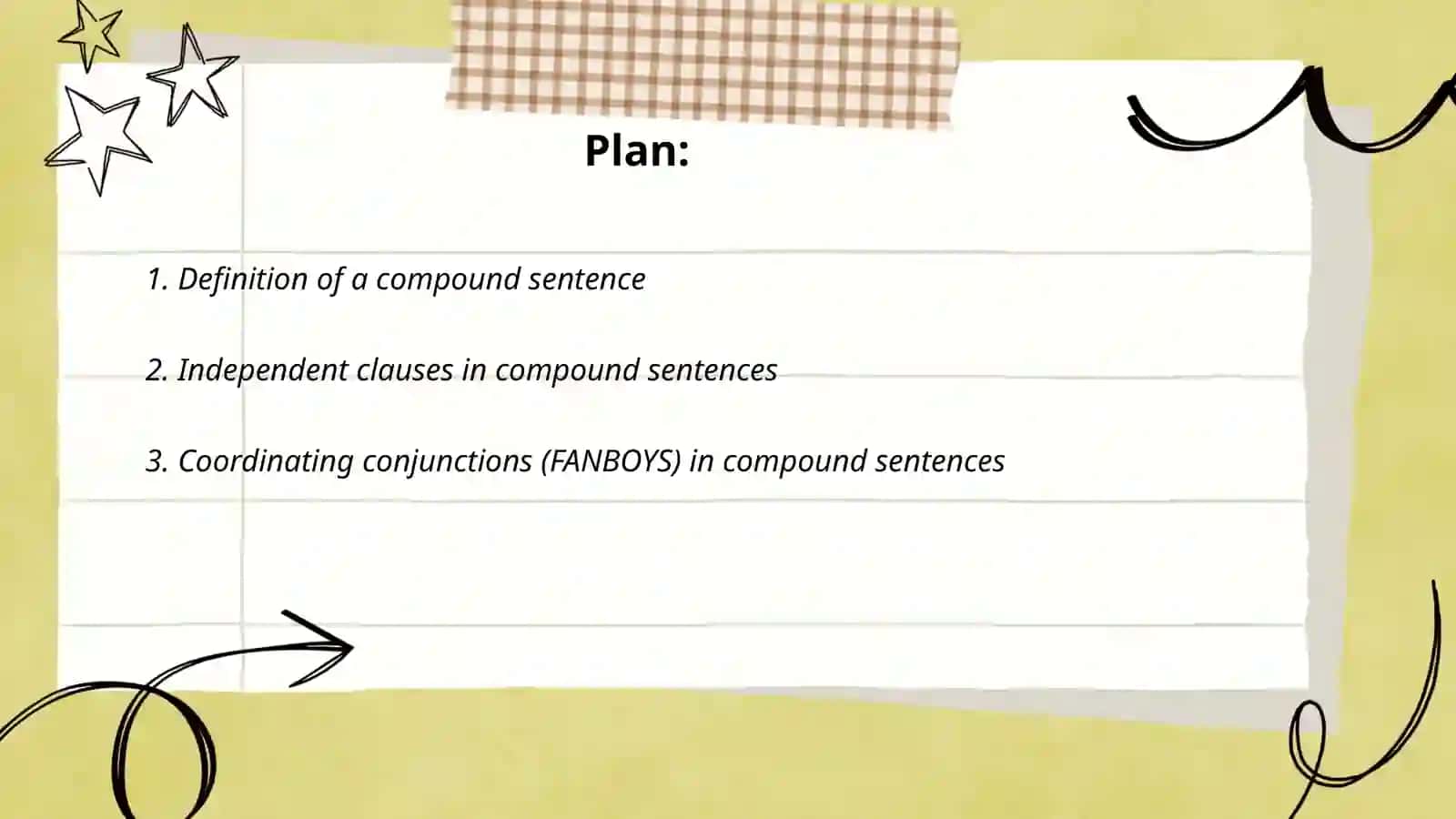 Compound sentence 2