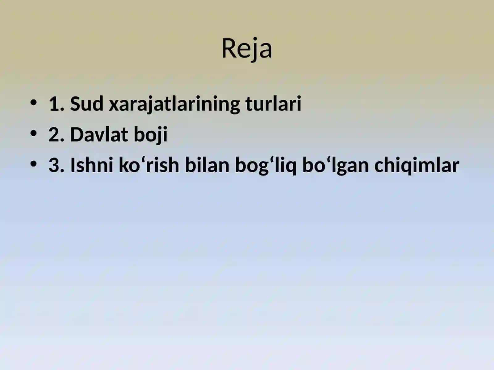 Sud chiqimlari bilan bog’liq xarajatlar 2