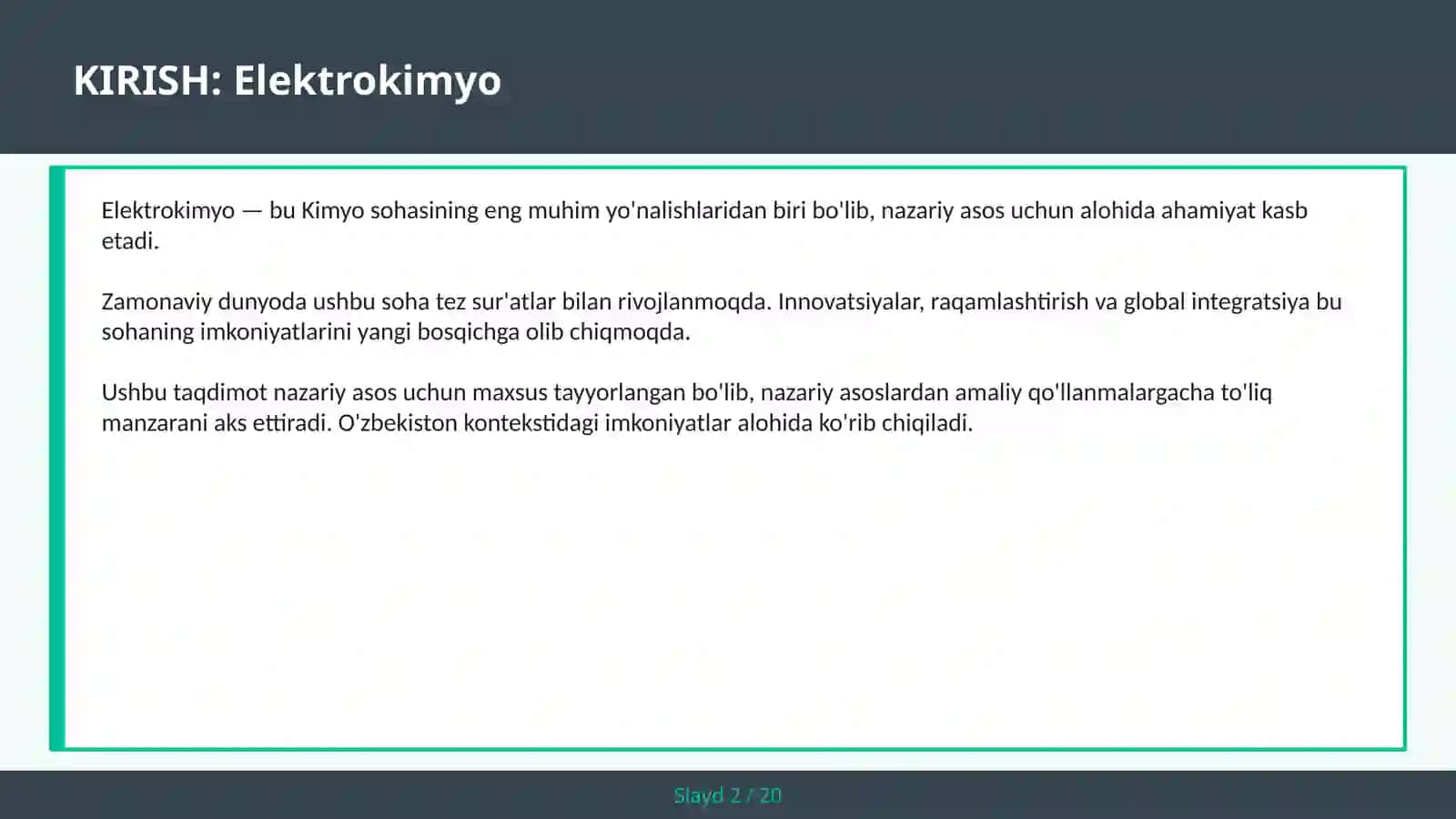 Elektrokimyo 2