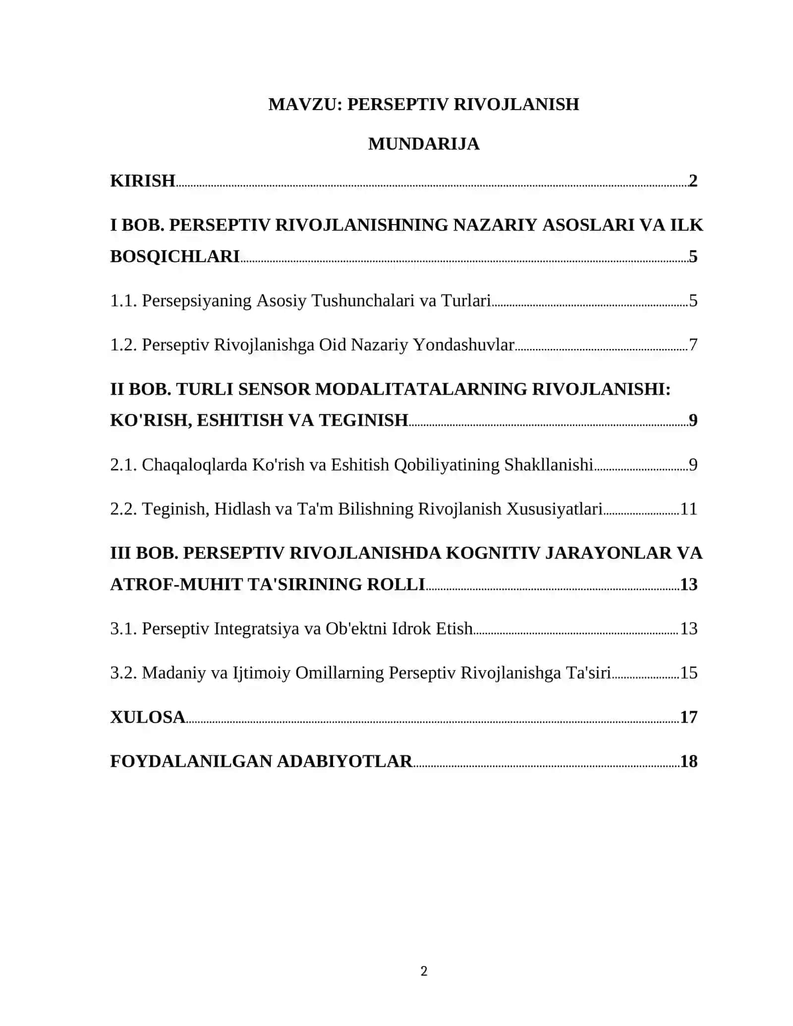PERSEPTIV RIVOJLANISH 2