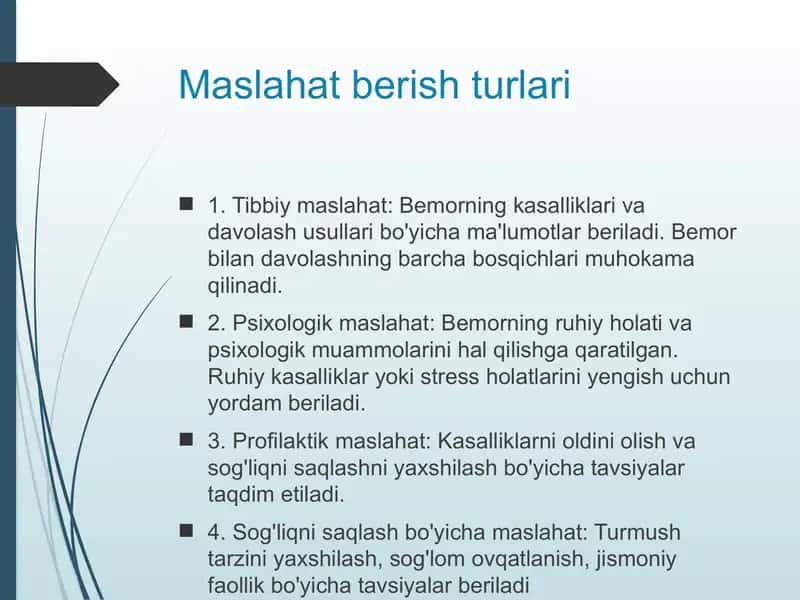 Maslahatlar 2