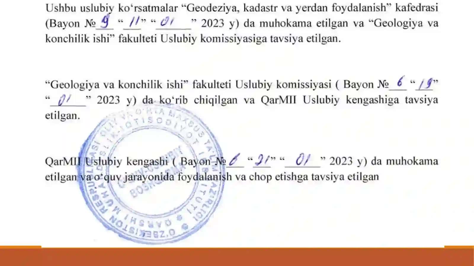 “Geodeziya”fanidanamaliymashg’ulotnibajarishbo’yochauslubiyko’rsatma 2