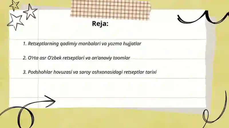 Retsept tarixi 2