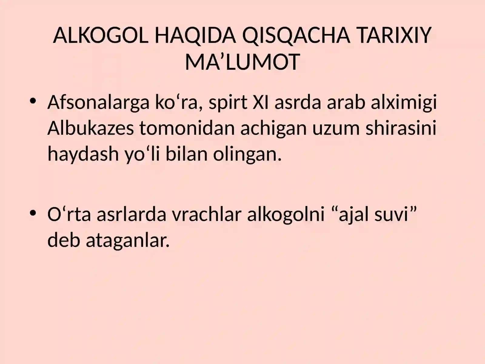ALKOGOLIZMNING ORGANIZMGA ZARARLI TA’SIRI 2
