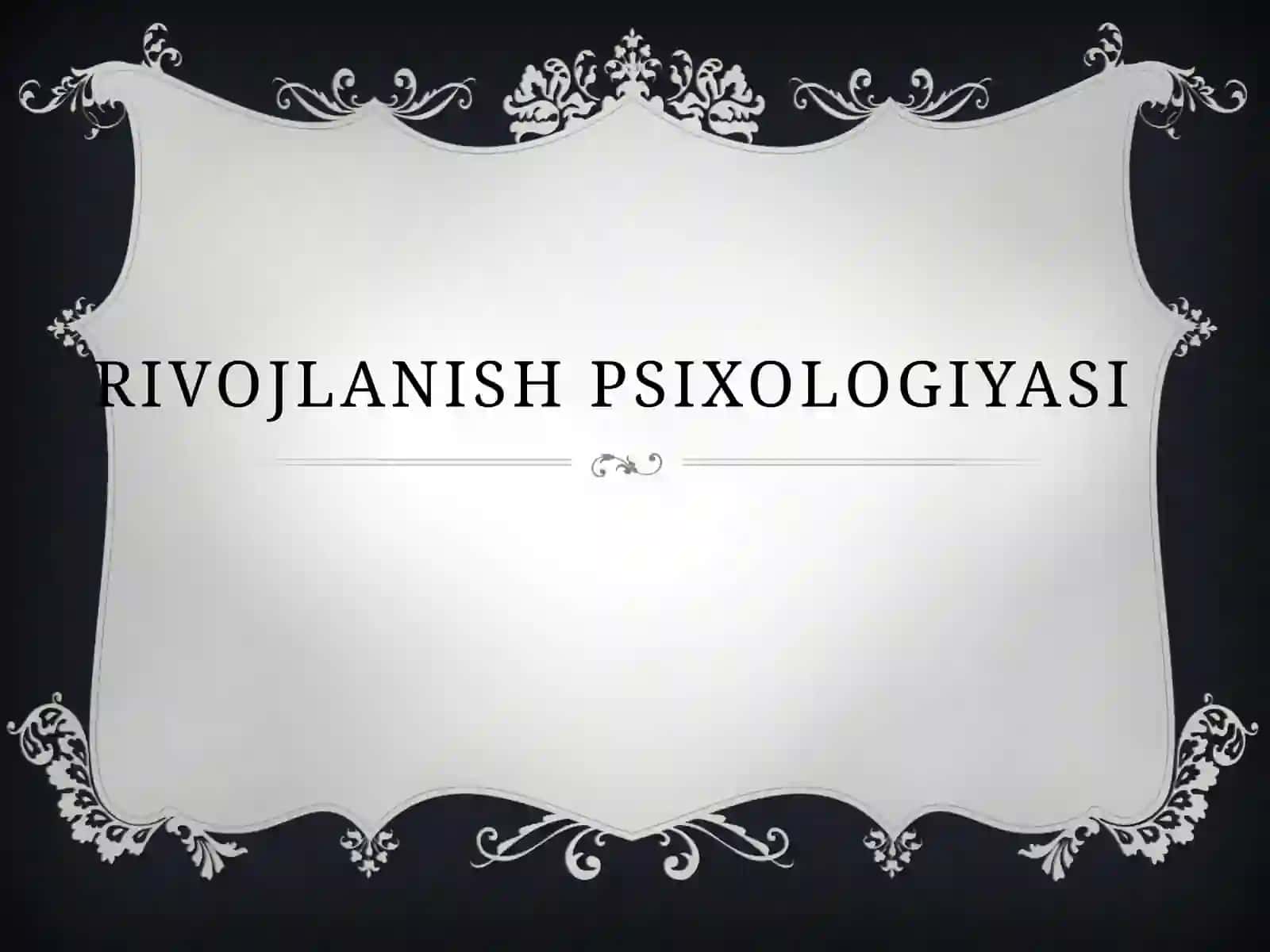 O’smirlikdavrining psixologik xususiyatlari 2