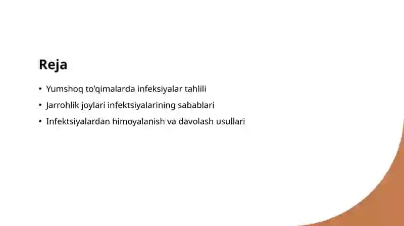 Yumshoq to'qimalar xirurgik infeksiyasi 2