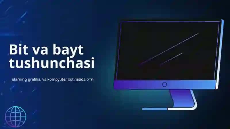 Bit va bayt tushunchasi 2