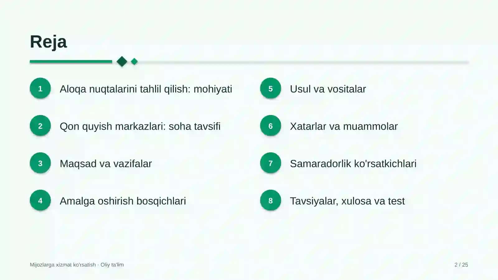 qon quyish markazlarida aloqa nuqtalarini tahlil qilish 4969 2
