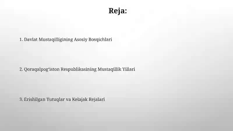 Qoraqalpogʻiston Respublikasining Mustaqillik Yillari 2