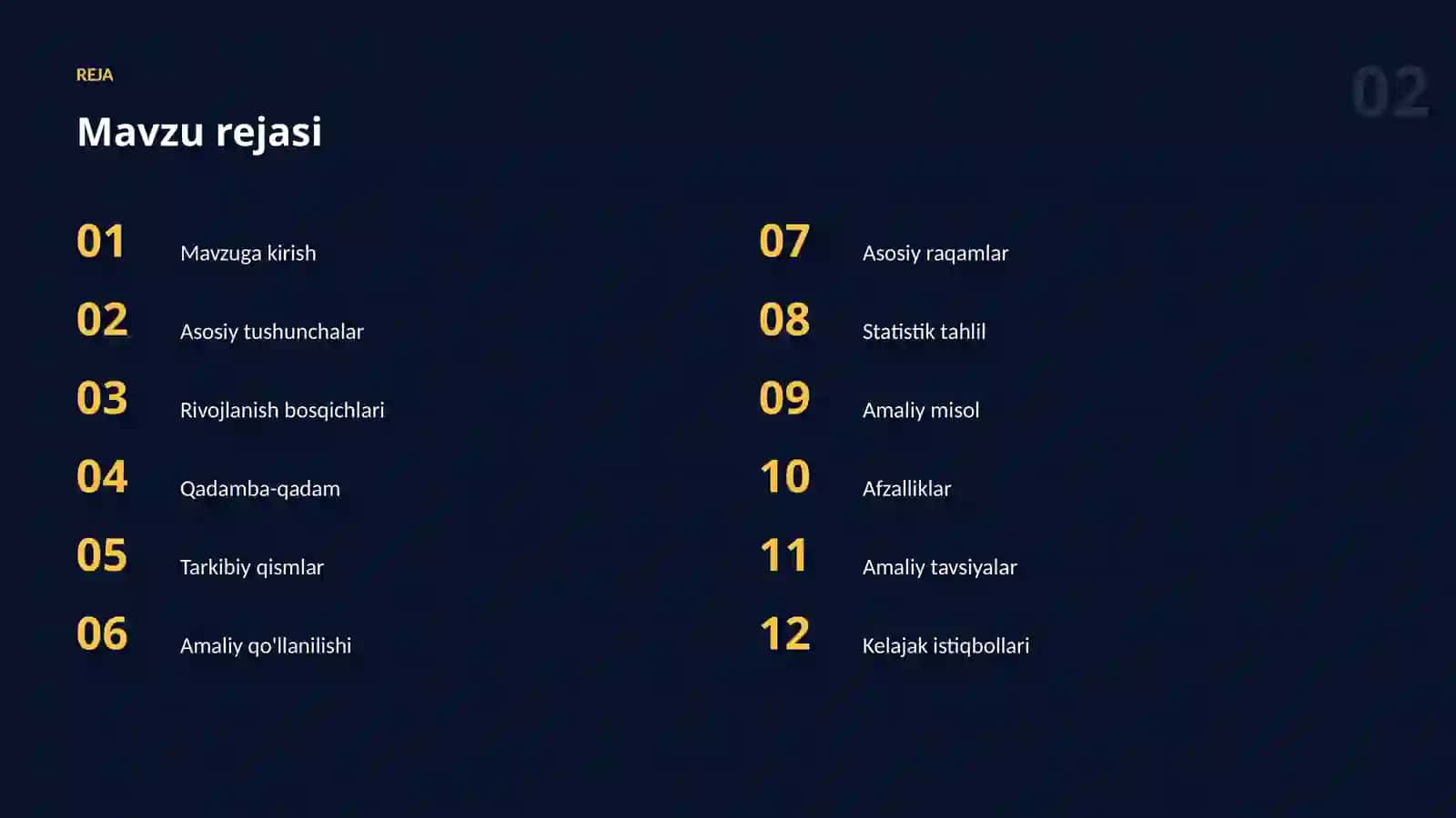 Namuna olish: amaliy qo'llanma 2