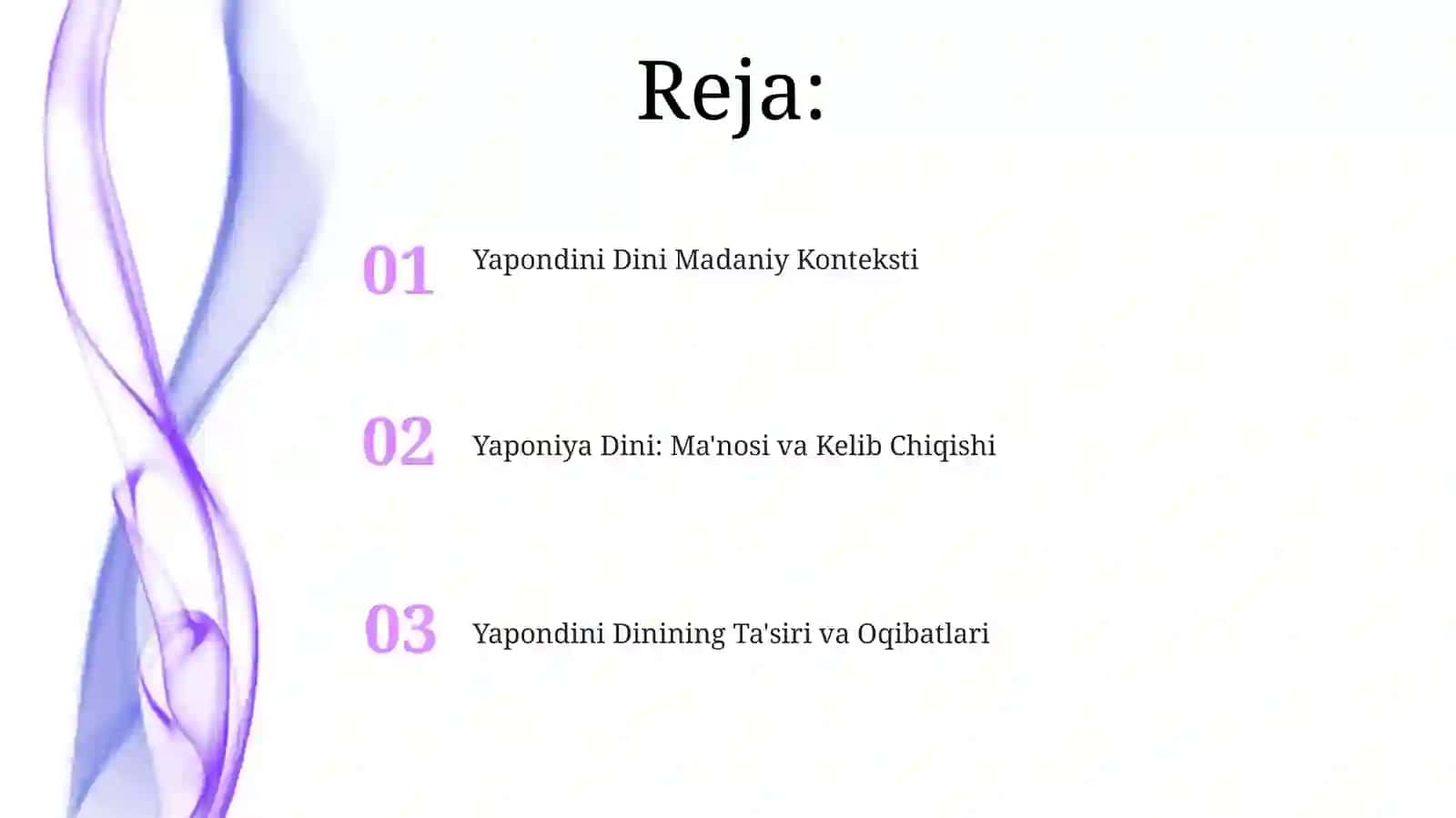 Yapondini Dini Madaniy Konteksti 2