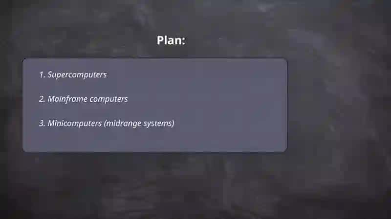 Types of computer systems 2
