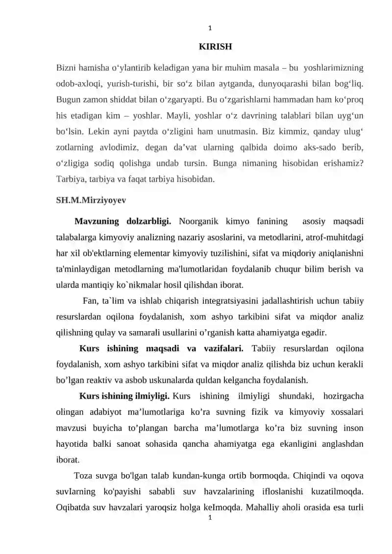 SUVNING FIZIK VA KIMYOVIY XOSSALARI 2