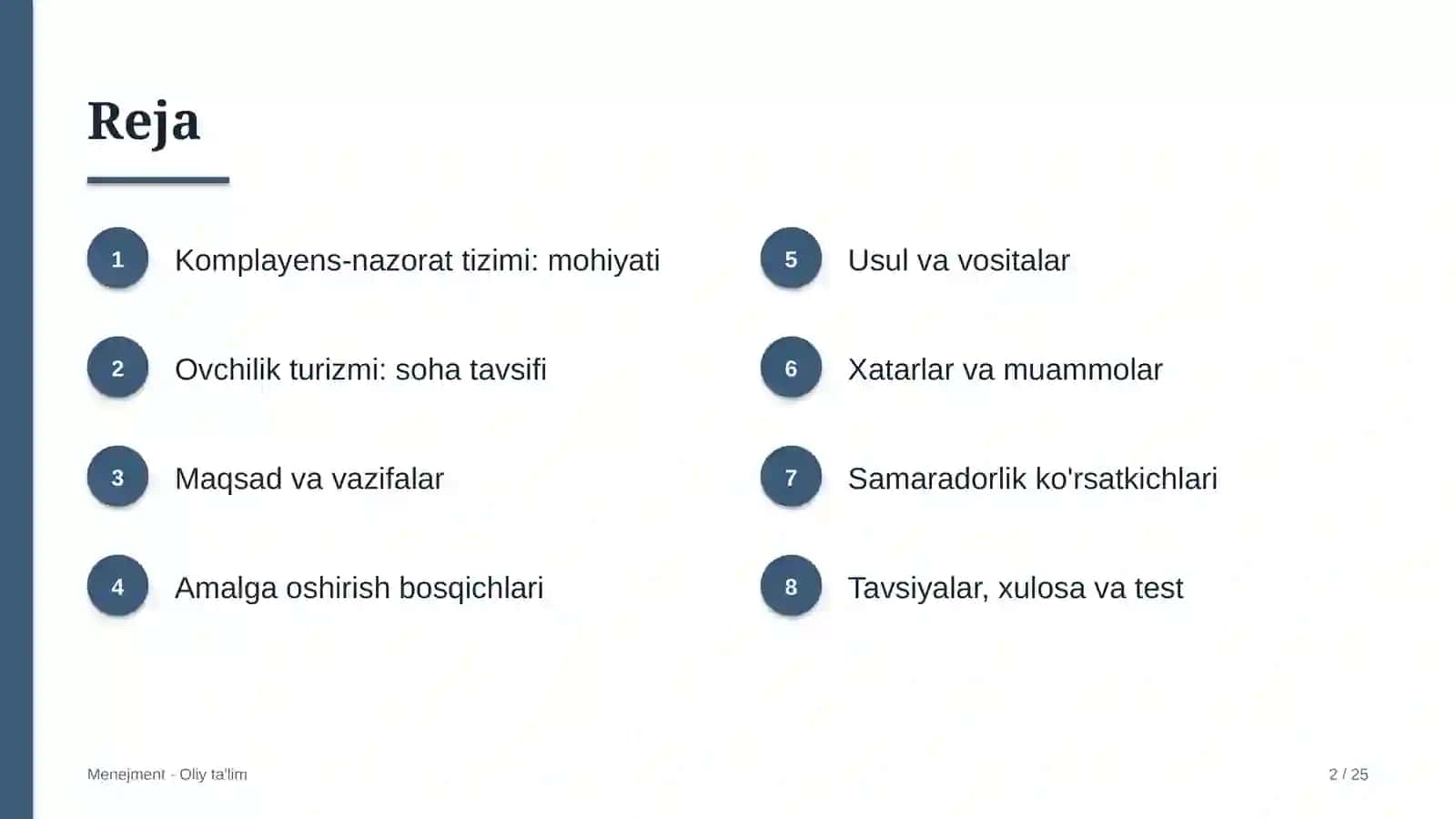 ovchilik turizmida komplayens nazorat tizimi 6456 2