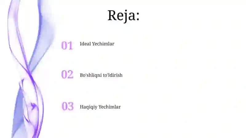 Ideal va real eritmalar 2