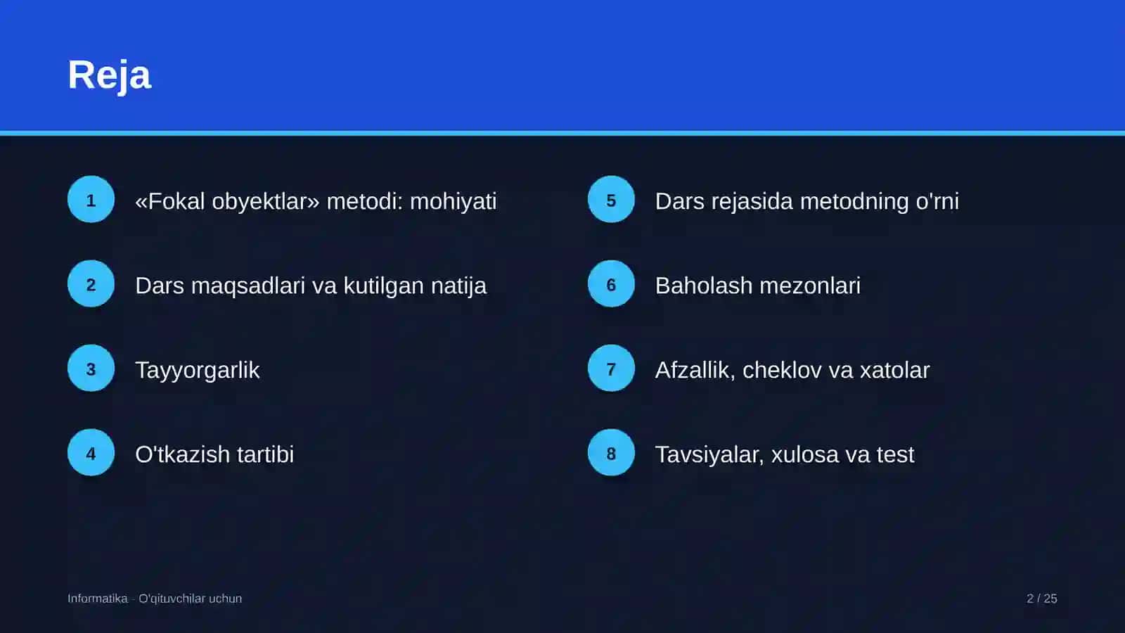 informatika darslarida fokal obyektlar metodidan foydalanish 1003 2