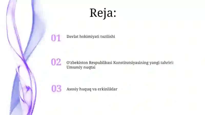Oʻzbekiston respublikasi konstitusiyasi 2