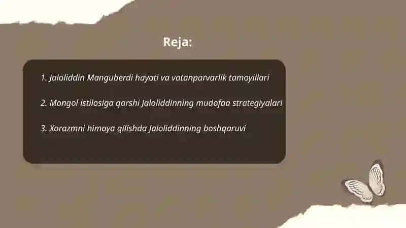 Jaloliddin Manguberdi Vatan himoyachisi 2