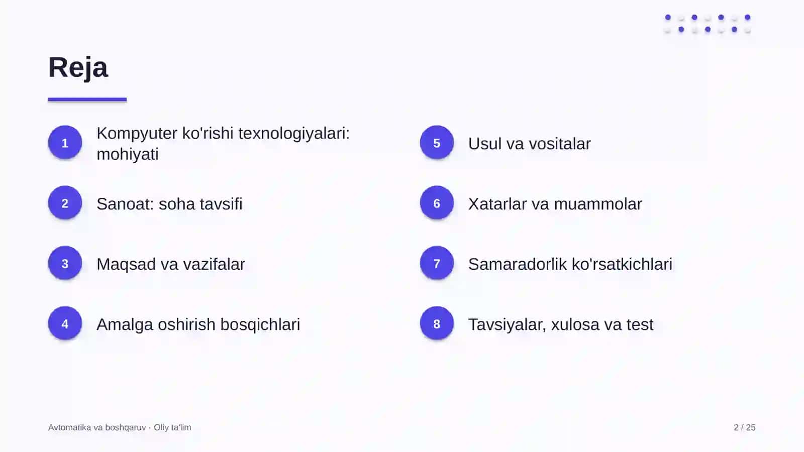 sanoatda kompyuter ko'rishi texnologiyalarini qo'llash 4194 2