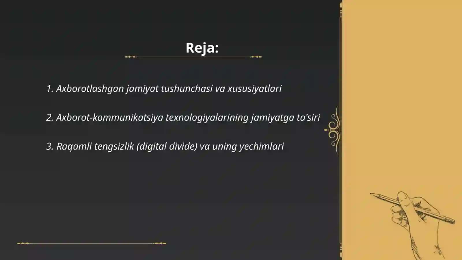 Axborotlashgan jamiyat Sa'dullayeva Rushana 2