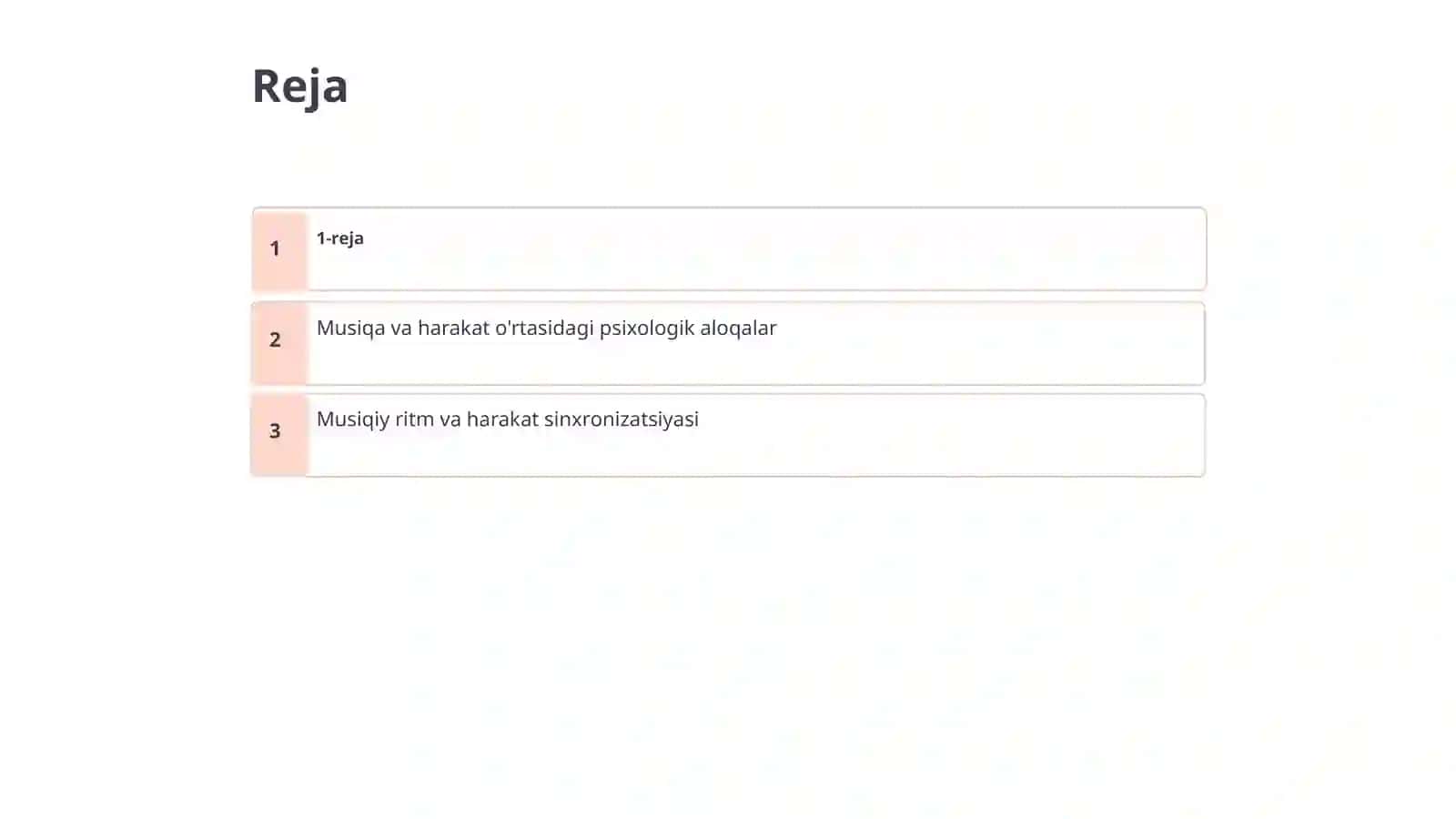 Musiqa va harakat uyg’unligi 2