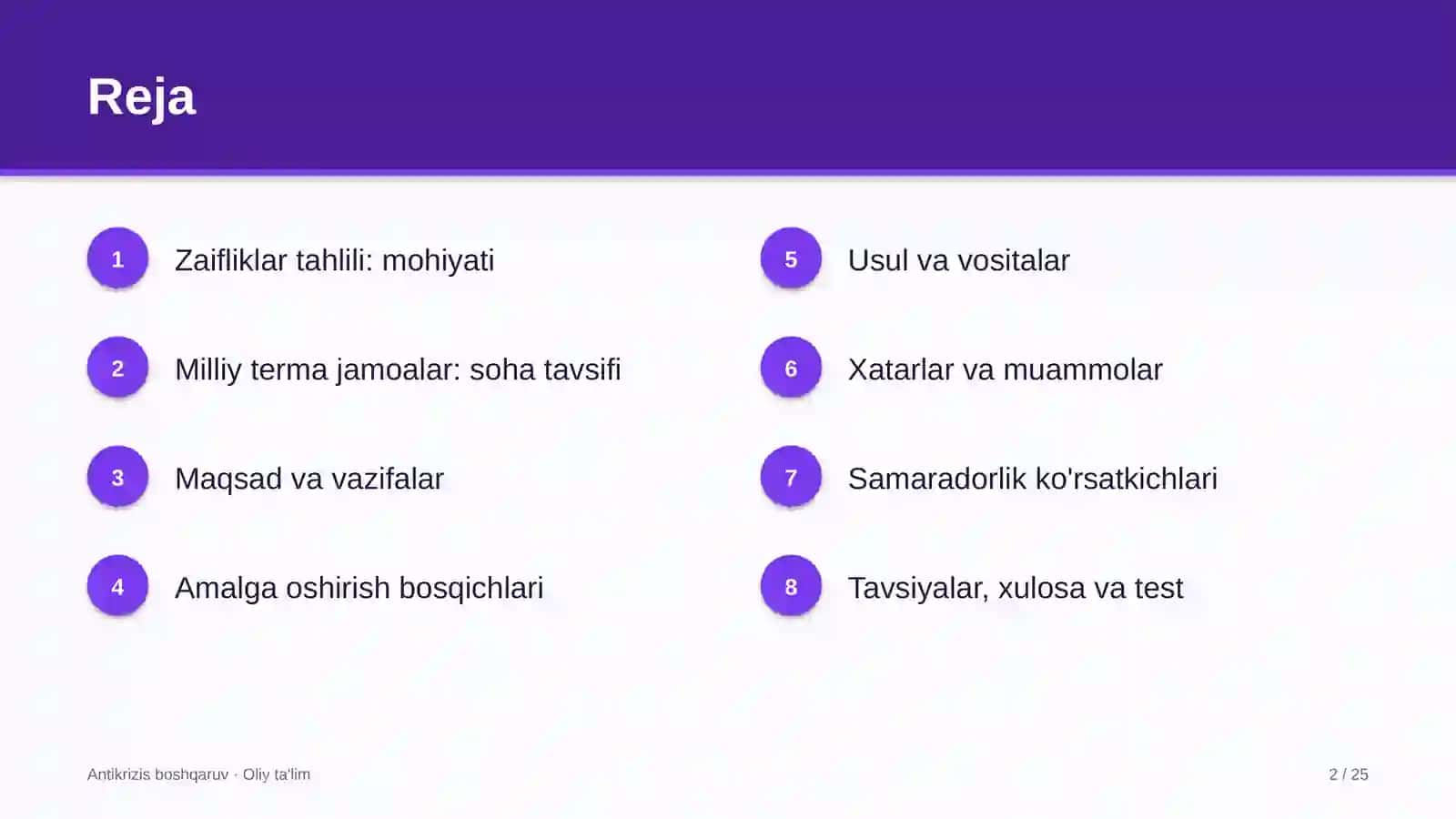milliy terma jamoalarda zaifliklar tahlilini o'tkazish 9415 2