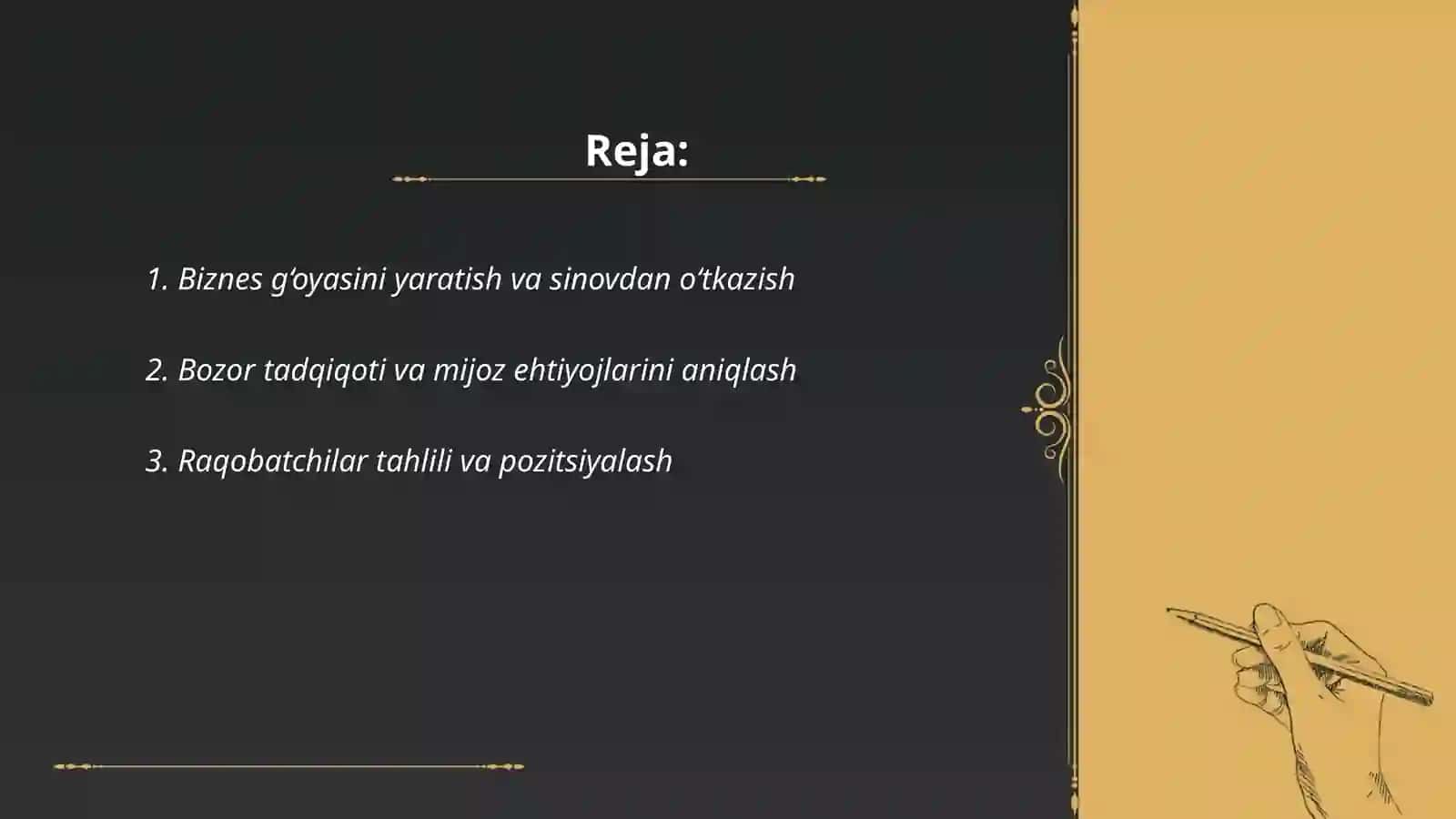 Tashabbuskorlik va tadbirkorlik ko‘nikmalari 2