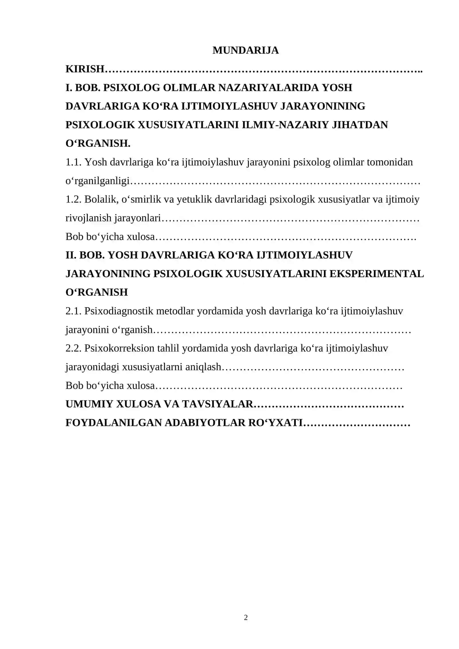 Yosh Davrlariga Ko‘ra Ijtimoiylashuv Jarayonining Psixologik Xususiyatlari 2