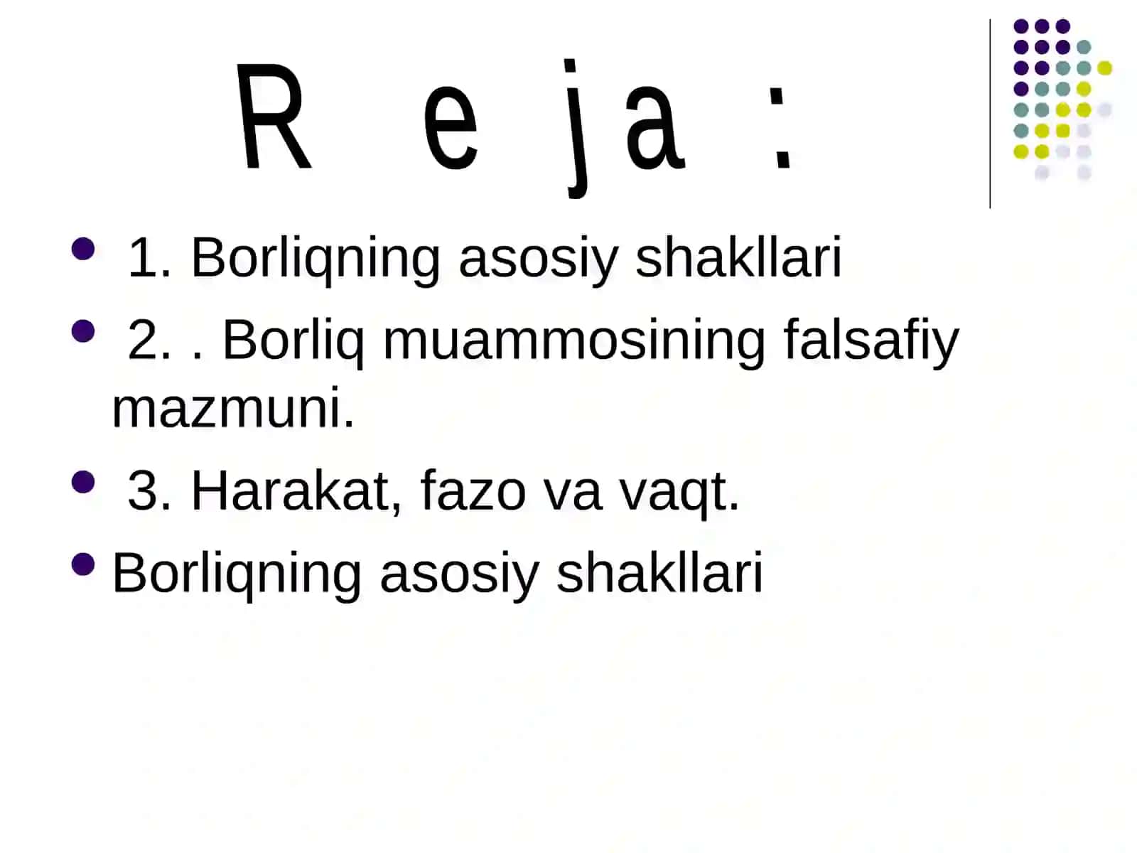 Borliqn shakllari 2