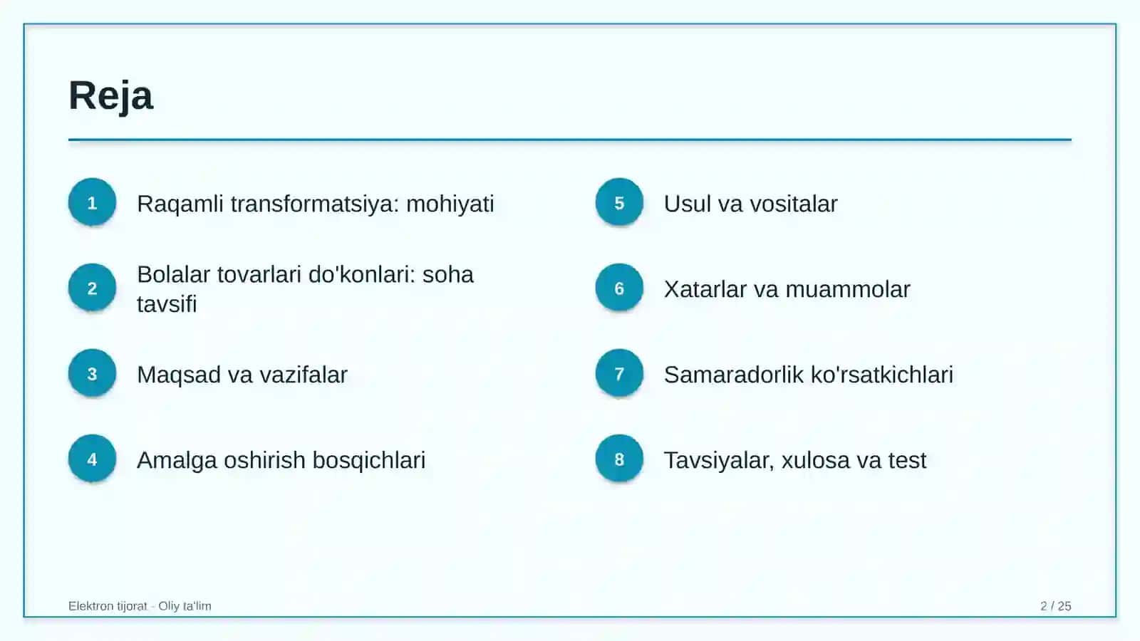 Bolalar tovarlari do'konlarida raqamli transformatsiya 2