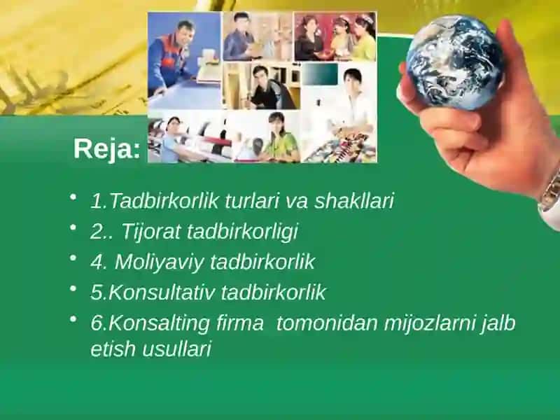 Tadbirkorlikning aholini ish bilan ta'minlashning ahamiyati 2