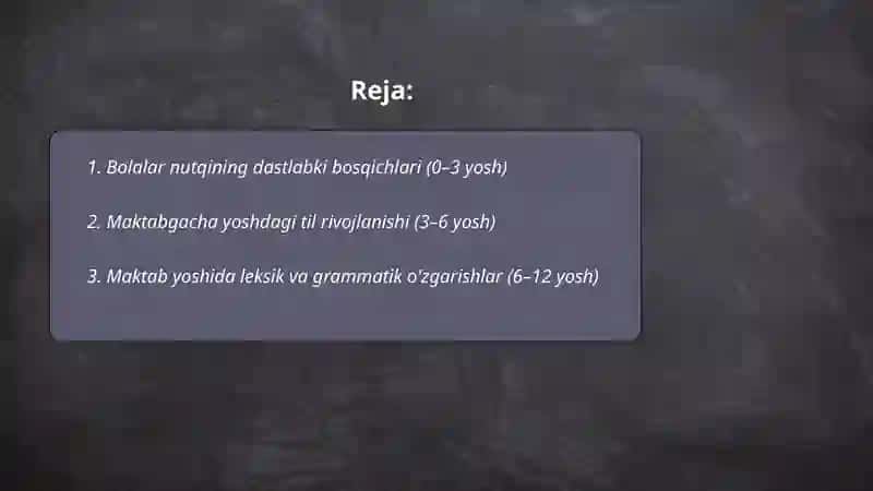 Til va yosh munosabati 2