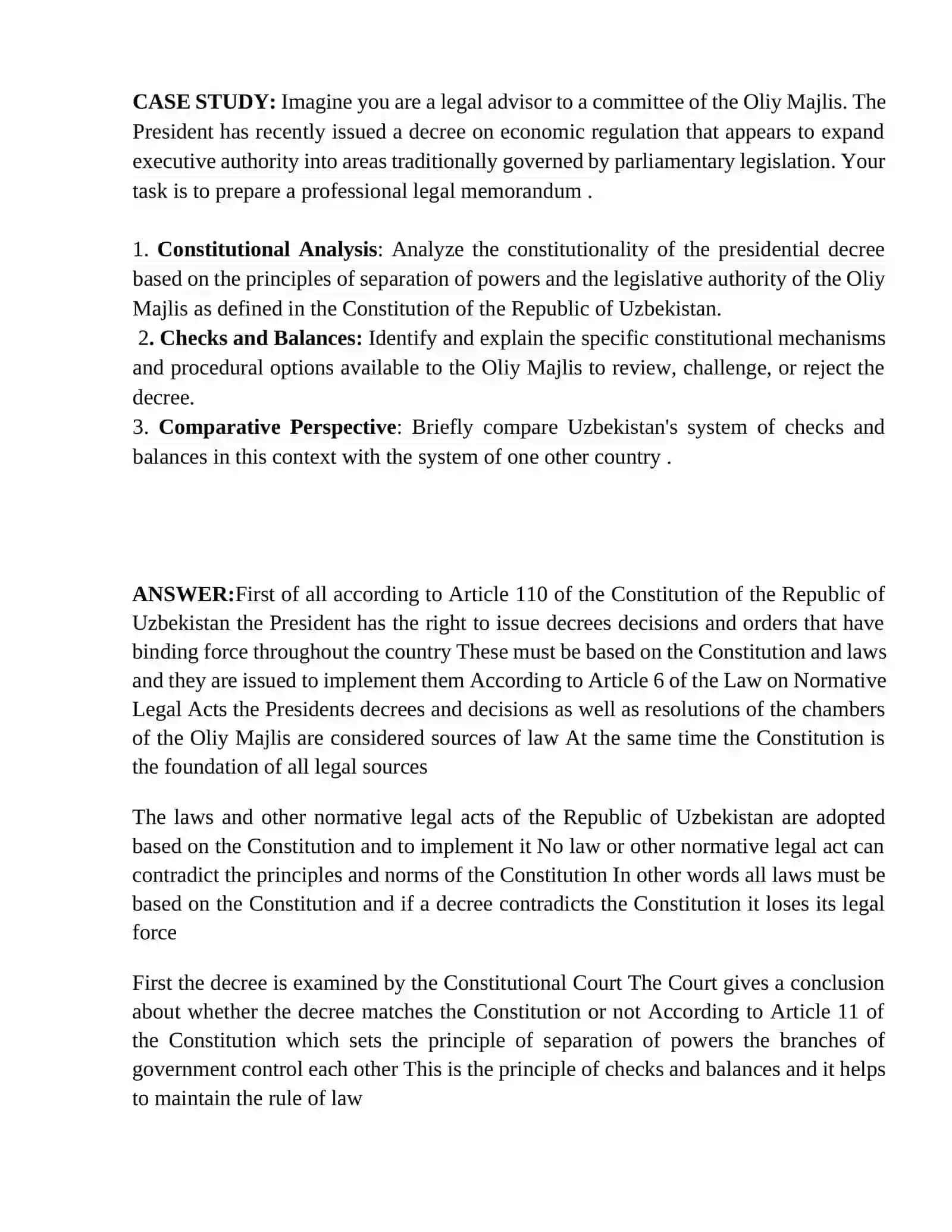 THE CONSTITUTIONAL OF LAW FOR INDEPENDENT WORK 2