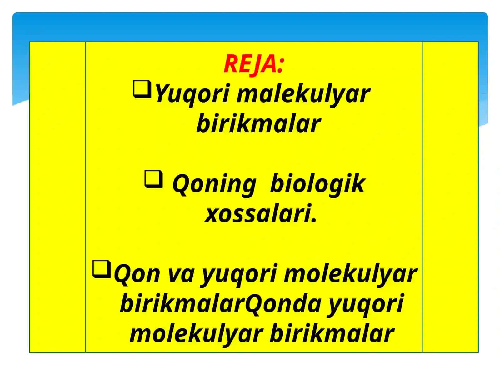 Yuqori molekulyar birikmalar va ularning biologik xossalari 2
