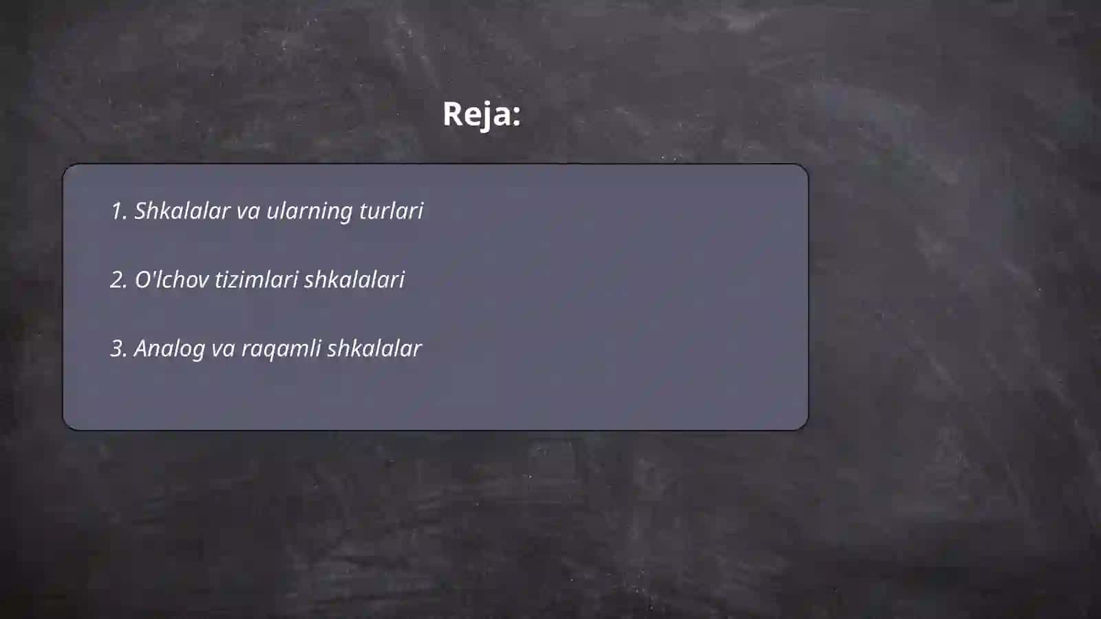 Sensor shkalalar 2