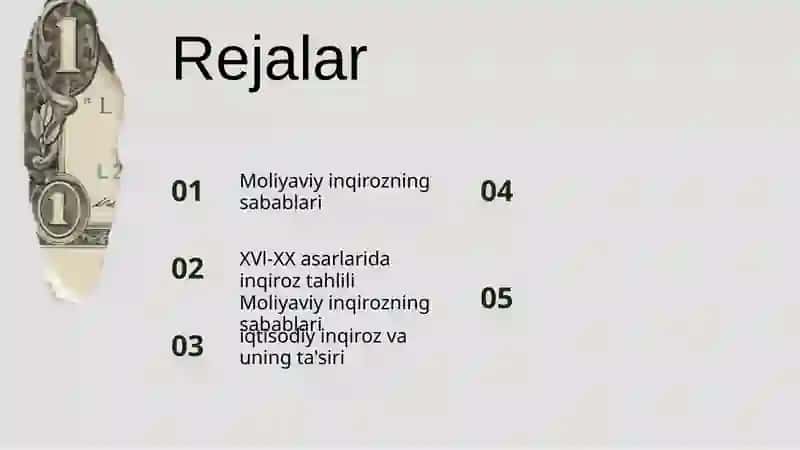 XVl-XX- asarlardagi moliyaviy -iqtisodiy inqirozlar 2