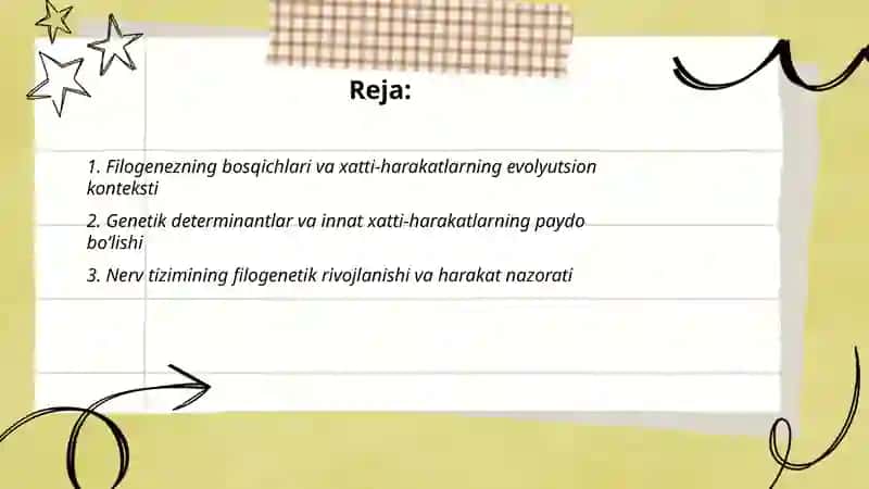 Filogenezning bosqishlarida xatti harakatlarni paydo bo‘lishi 2