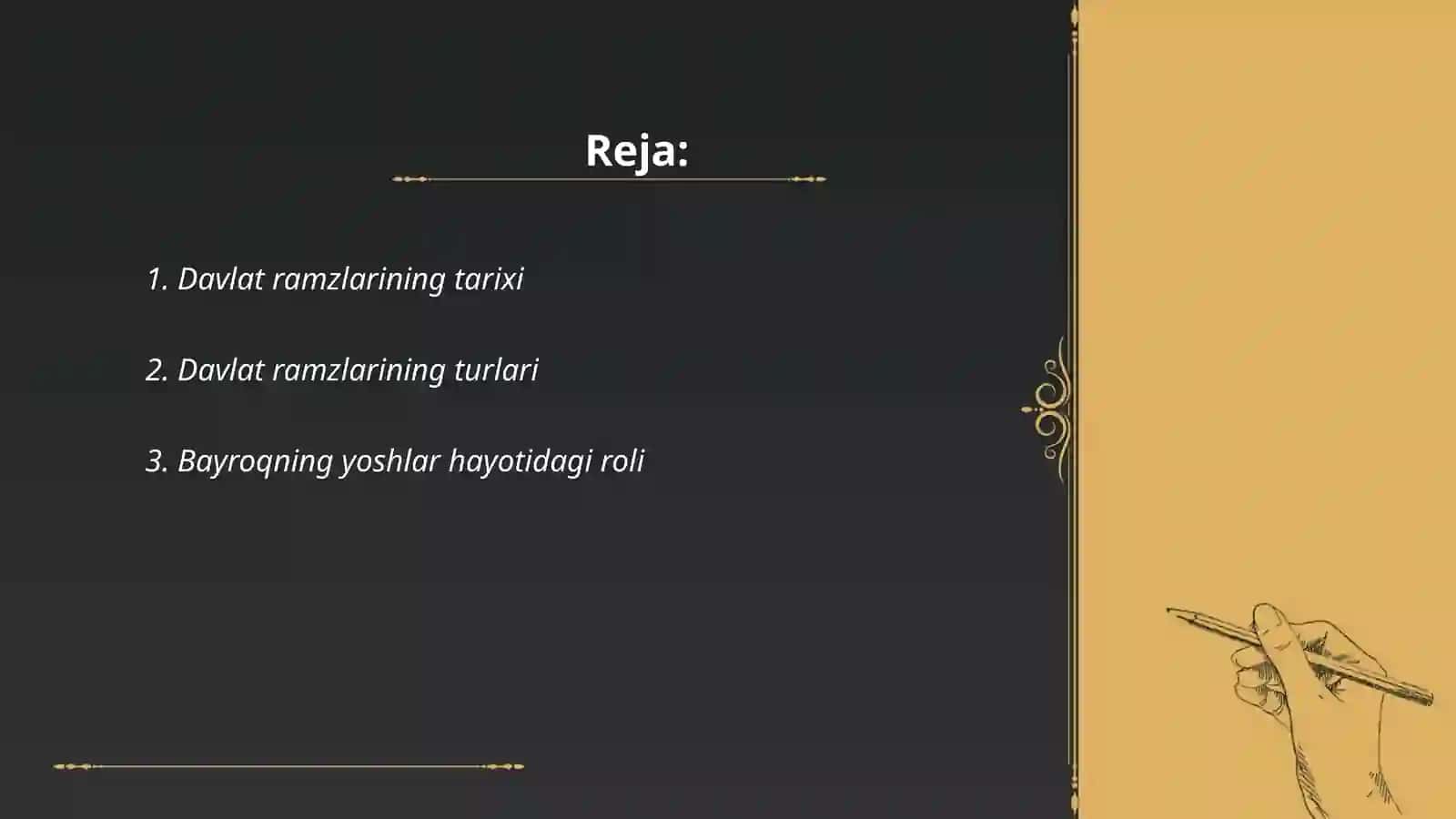 Davlat ramzlari,ularning yoshlarda milliy gʻururni shakllanishdagi oʻrni 2