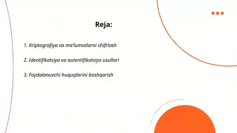 Kriptografiya va ma'lumotlarni shifrlash 2