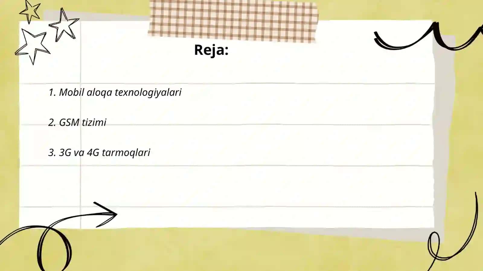Mobil aloqa texnologiyalari 2