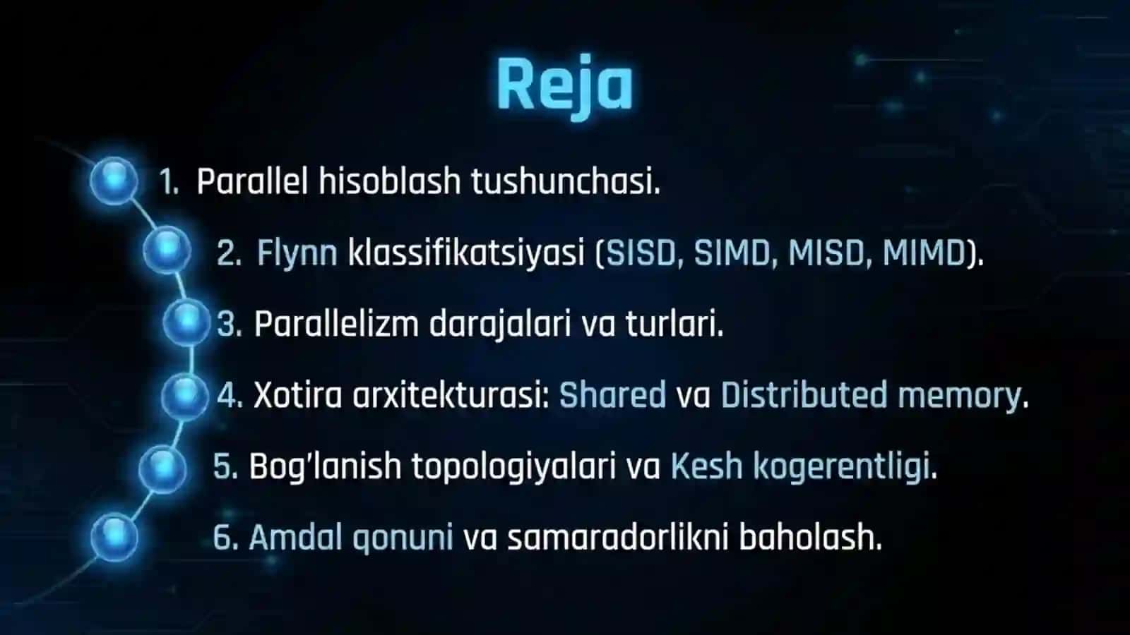 Parallel Protsessorlar: Arxitektura va ishlash tamoyillari 2
