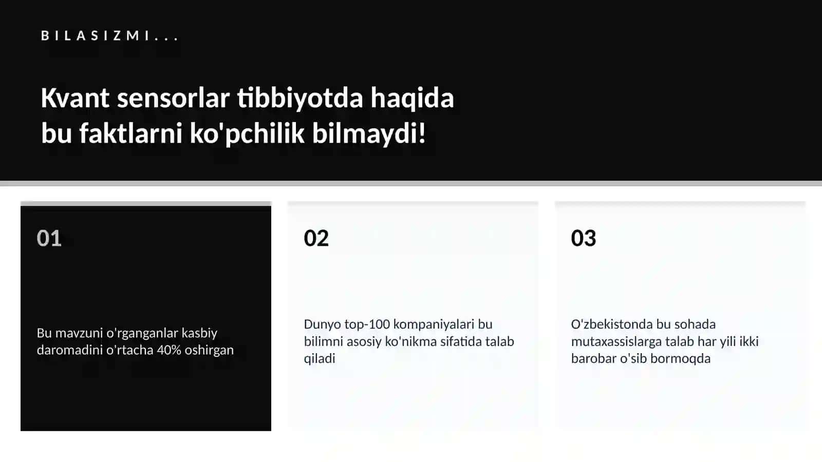 Kvant sensorlar tibbiyotda 2