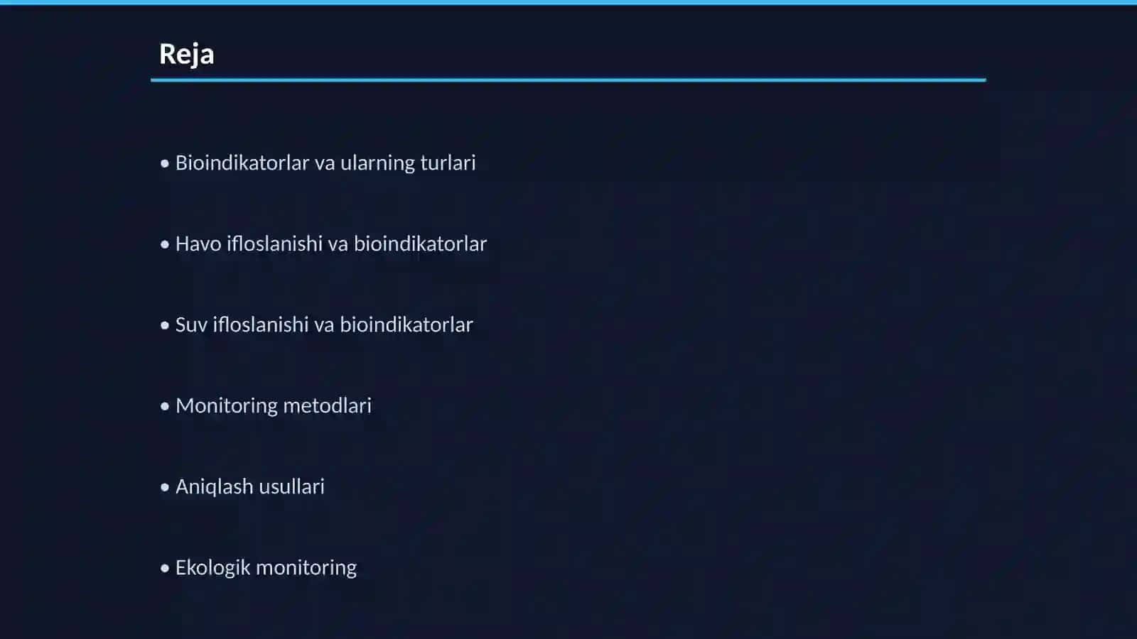 Bioindikatorlar yordamida havo yoki suv ifloslanishini aniqlash 2
