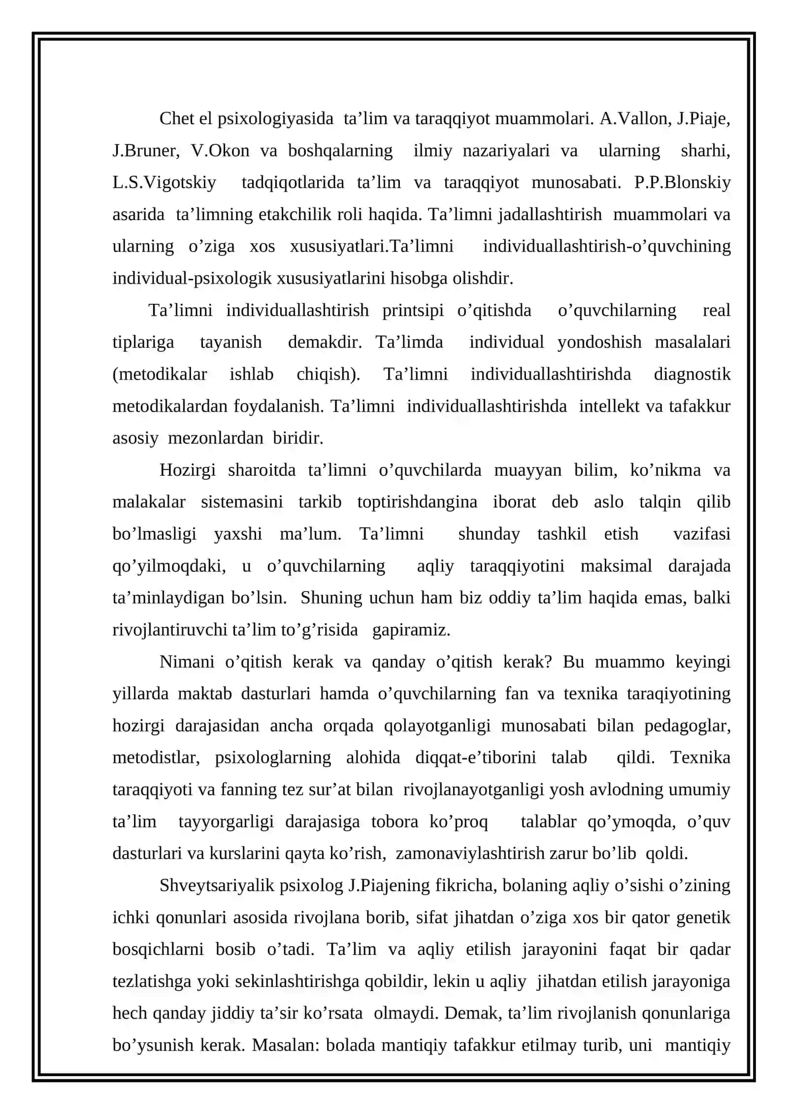 TA’LIM VA AQLIY TARAQQIYoT 2