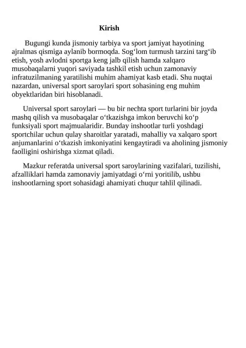 UNIVERSAL SPORT SAROYLARI 2