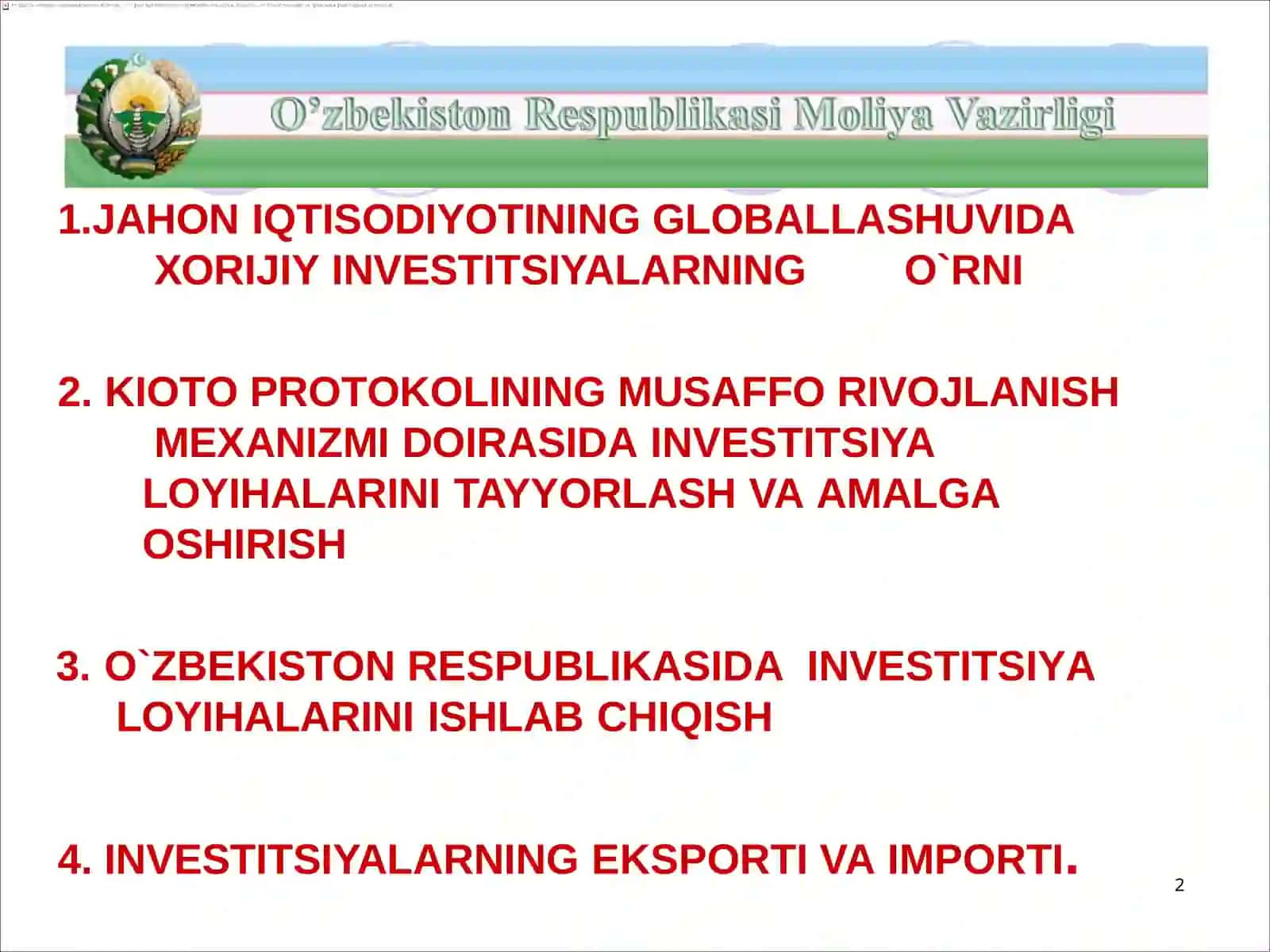 SARMOYA JARAYONLARI TAHLILI 2